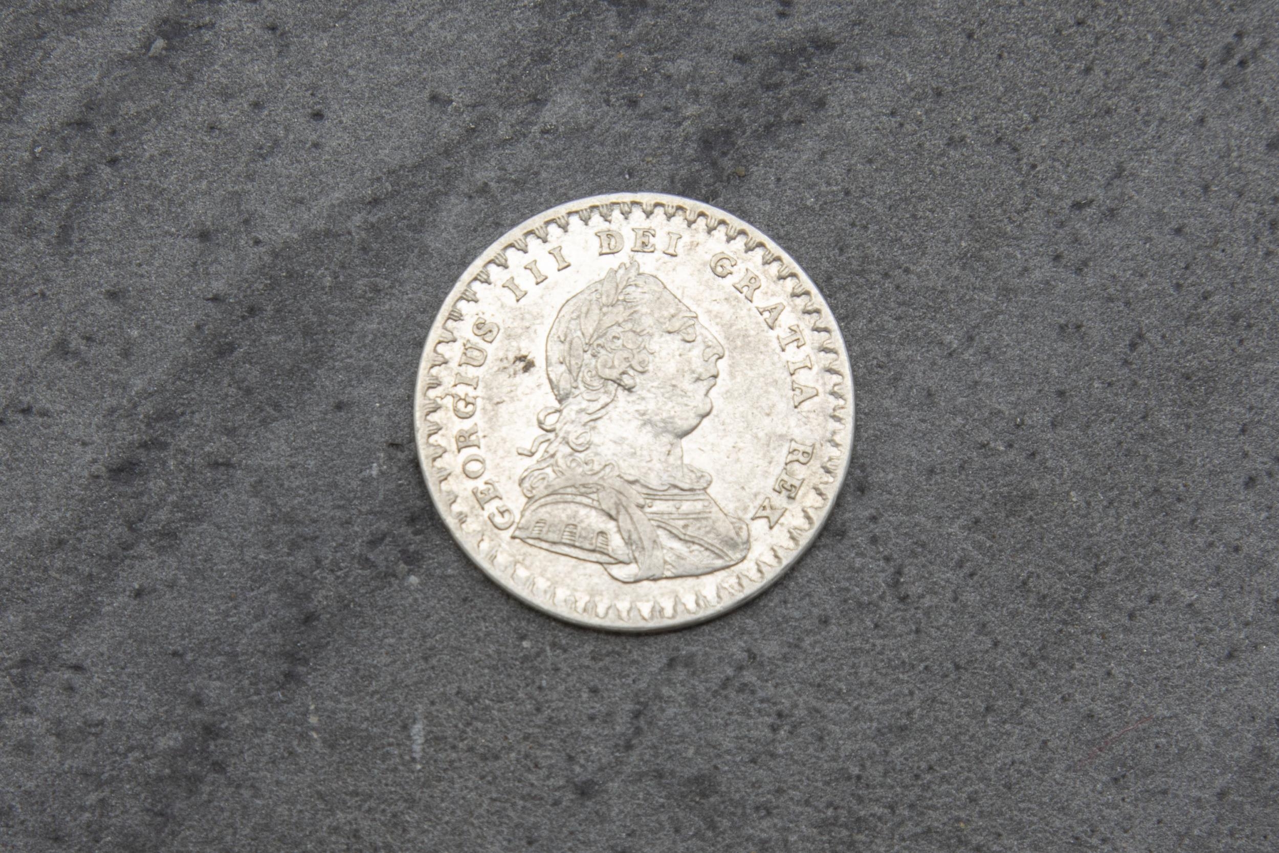 George III silver bank token, 1s 6d (18 pence) coin
