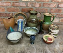 Good collection of studio and provincial pottery