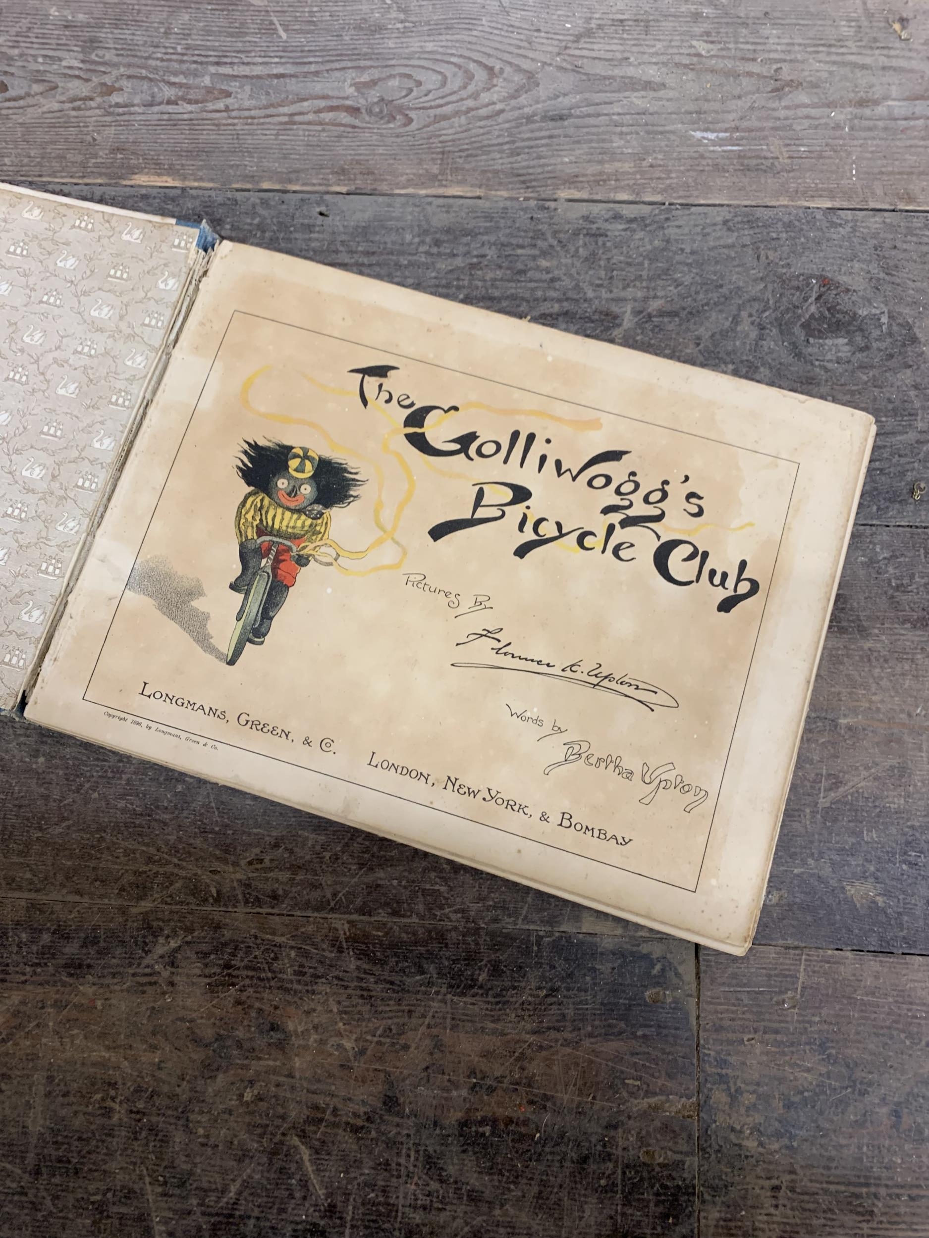 Late 19th century 'The Golliwogs' bicycle club book, by Florence K. Upton, first edition - Image 2 of 5