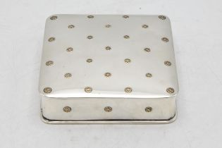 Exceptional quality Gustave Keller of Paris silver box, inspired by Japanese Royal Family, with