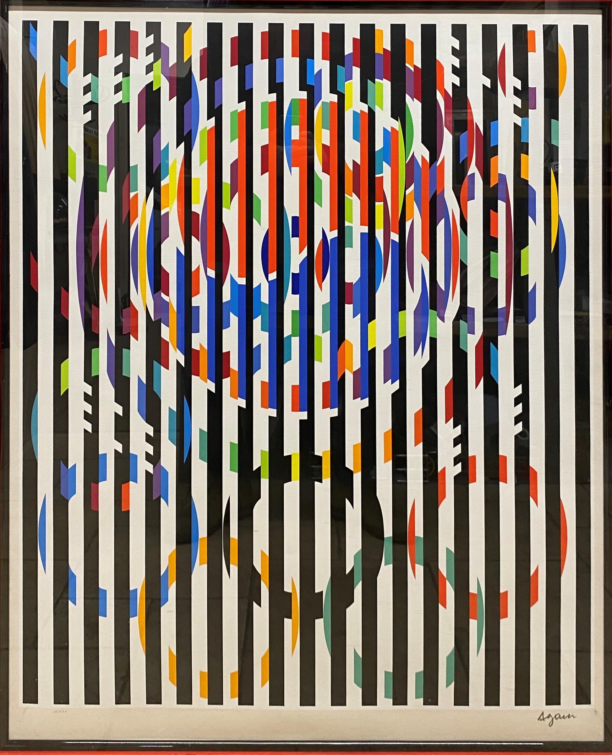 Yaacov Agam (Israeli /French, 1928) - 'Message of Peace', from Official Arts Portfolio of the 1988
