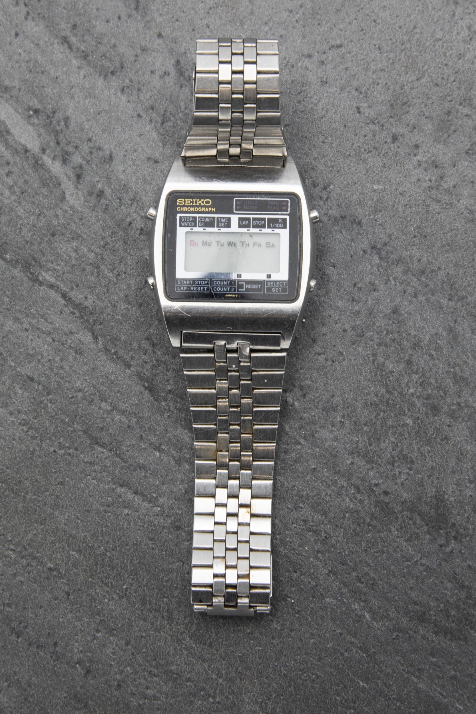 Vintage Seiko OD2129-M929-4000 digital watch, with box, currently working - Image 2 of 3