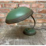 Vintage sputnik style modernist themed table lamp, H 35cm