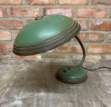 Vintage sputnik style modernist themed table lamp, H 35cm