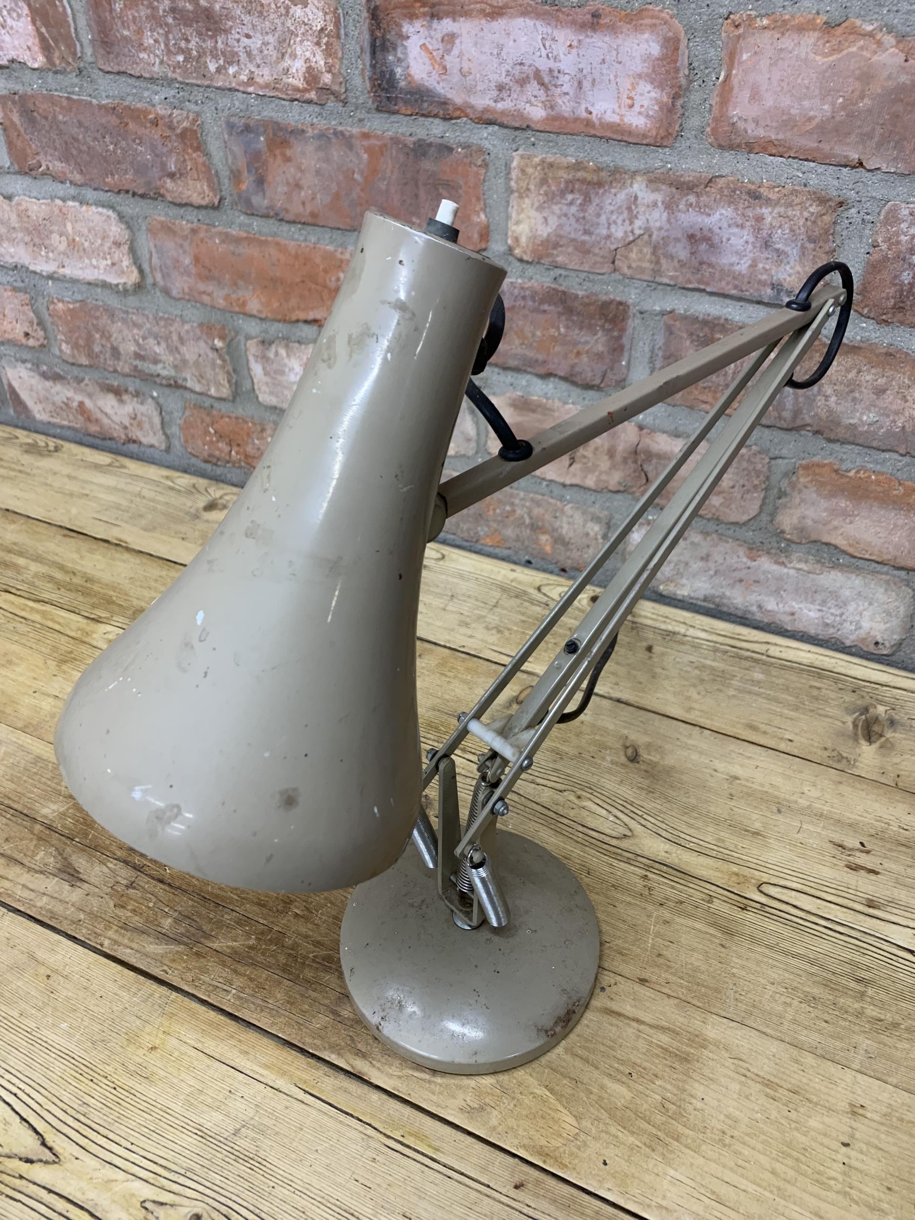 Vintage Herbert Terry & Sons anglepoise model 90 table lamp, H 60cm - Image 3 of 3