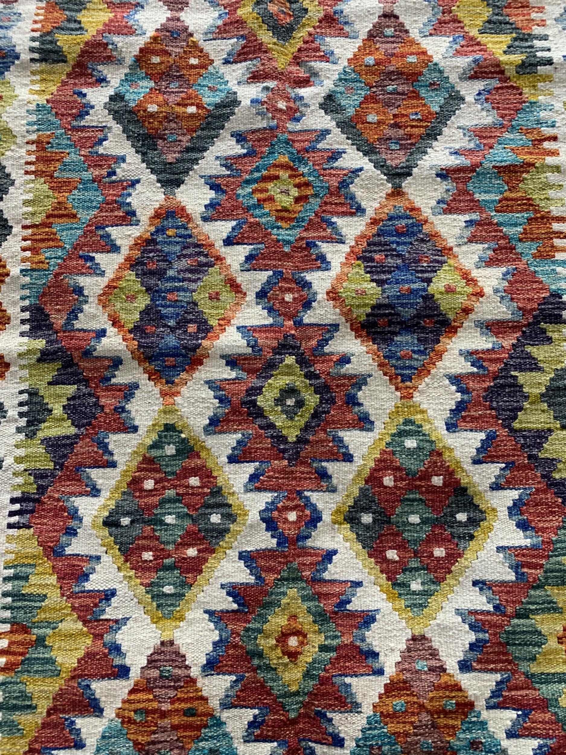 Chobi Kilim rug, 151 x 108 - Image 3 of 4