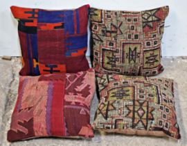 Four kelim cushions (4)