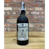 Single Bottle of Warre's 1963 Vintage Port