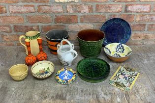 Collection of continental and international studio pottery, to include West German, Danish, Dutch