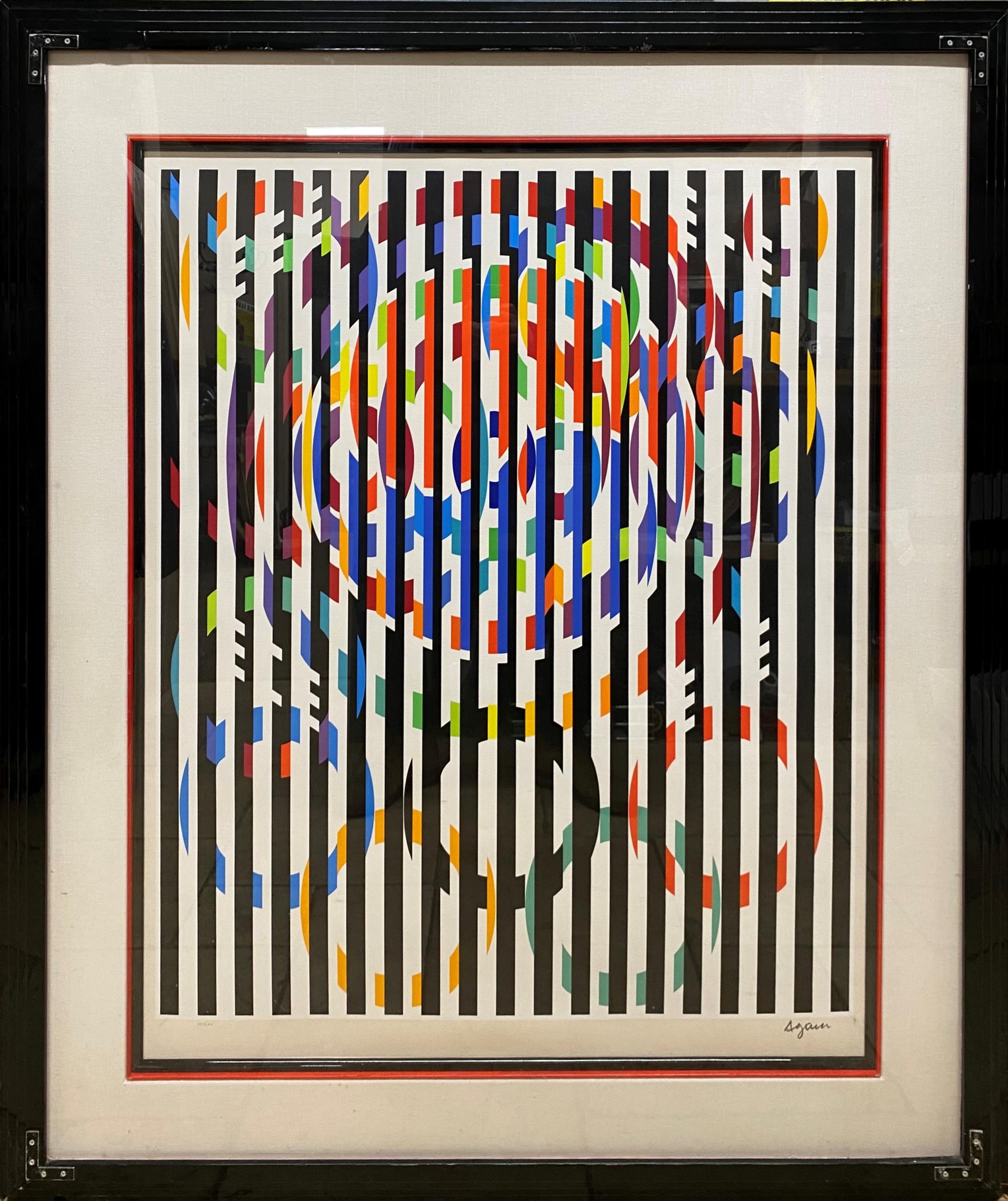 Yaacov Agam (Israeli /French, 1928) - 'Message of Peace', from Official Arts Portfolio of the 1988 - Image 2 of 3