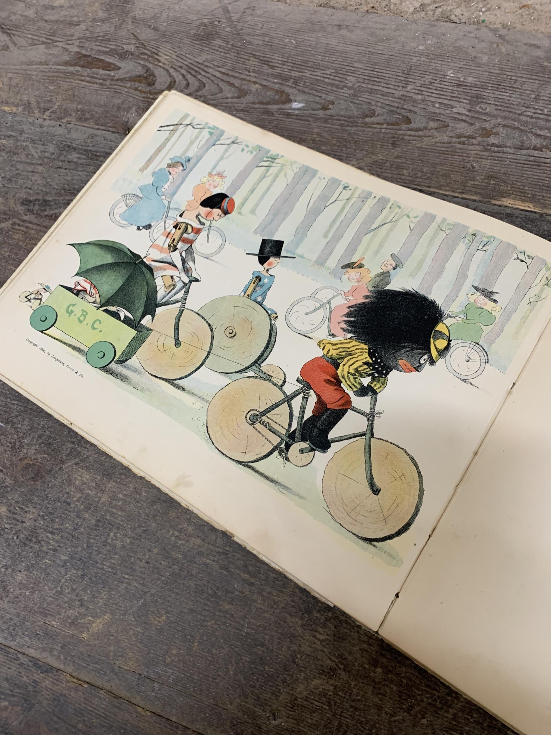 Late 19th century 'The Golliwogs' bicycle club book, by Florence K. Upton, first edition - Image 3 of 5