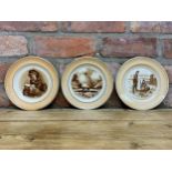 Collection of three Grimwades WWI humorous transfer ware collectors plates, D 18cm (3)