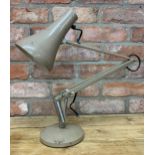 Vintage Herbert Terry & Sons anglepoise model 90 table lamp, H 60cm