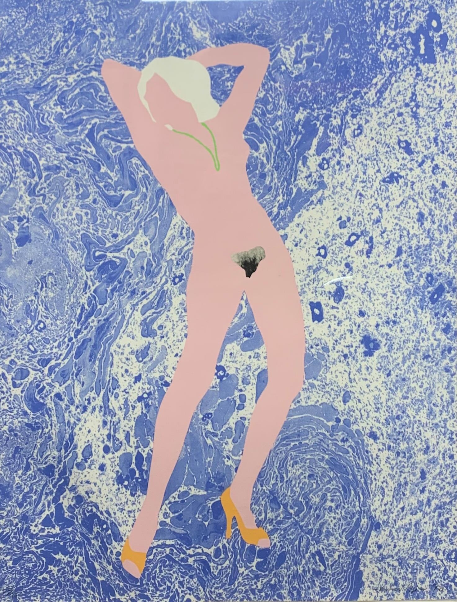 Edward Piper (1938-1990) - 'Nude 1-6', signed, limited edition lithographs, each 71 x 55cm, - Image 6 of 6