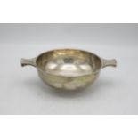 Large Edwardian Scottish silver quaich, maker Brook & Son, Edinburgh 1904, 24cm wide, 10.5oz approx