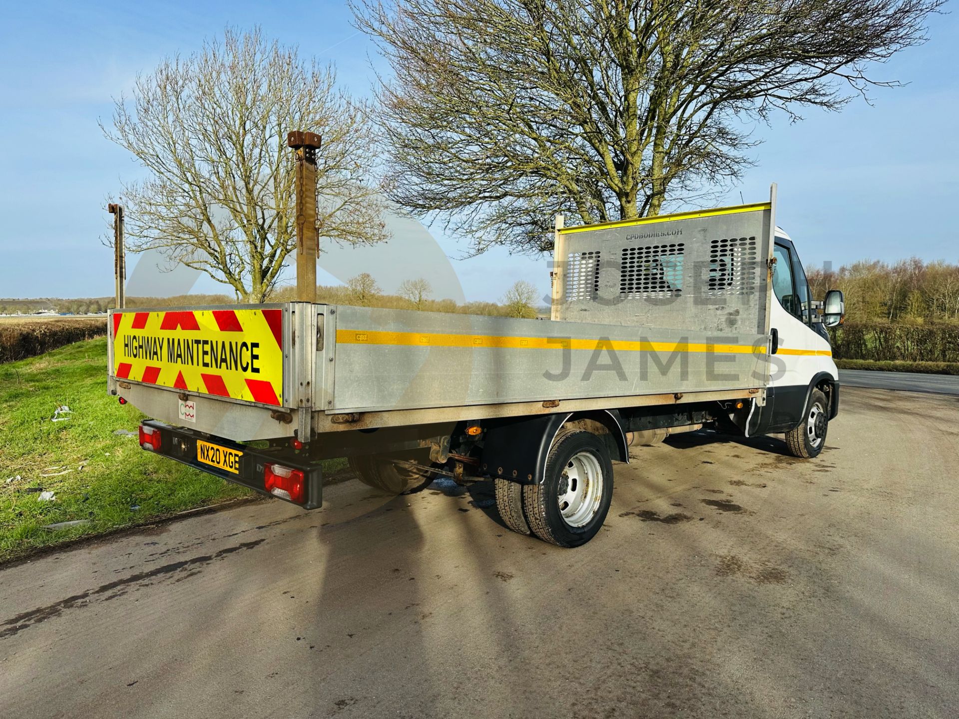 IVECO DAILY 35C14 (140) LWB DROPSIDE 3500KG TWIN WHEELER - 20 REG - 1 OWNER - LONG BODY - SCAFFOLD ? - Image 10 of 25