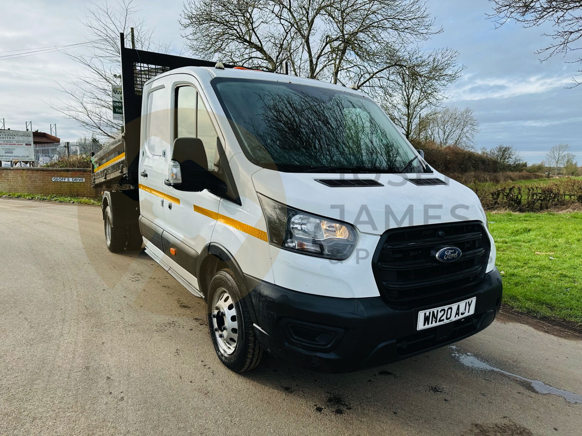 FORD TRANSIT 350 TDCI LEADER *TWIN WHEELER/TIPPER TRUCK D/CAB UTILITY * - 20 REG - ONLY 86K MILES - - Image 2 of 26