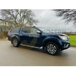 (ON SALE) NISSAN NAVARA "TEKNA" AUTO 2.3DCI (190) D/CAB 4 DOOR 4WD (17 REG LEATHER (NAV) REAR CANOPY