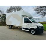 VOLKSWAGEN CRAFTER 2.0 TDI (140) LWB LUTON WITH TAIL LIFT (2021 MODEL) 1 OWNER - LOW MILES - AIR CON