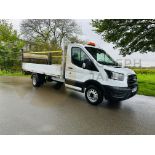 FORD TRANSIT 350 LEADER 2.0 TDCI ECOBLUE *DROPSIDE TRUCK W/ ELECTRIC TAILLIFT* - 2021 MODEL -EURO 6