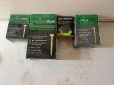 40 x Boxes of Performance Plus Wood Screws - As Pictured