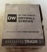 5 x Boxes Of DW Bp fine Thread Drywall Screws | Size: 3.5 x 25mm