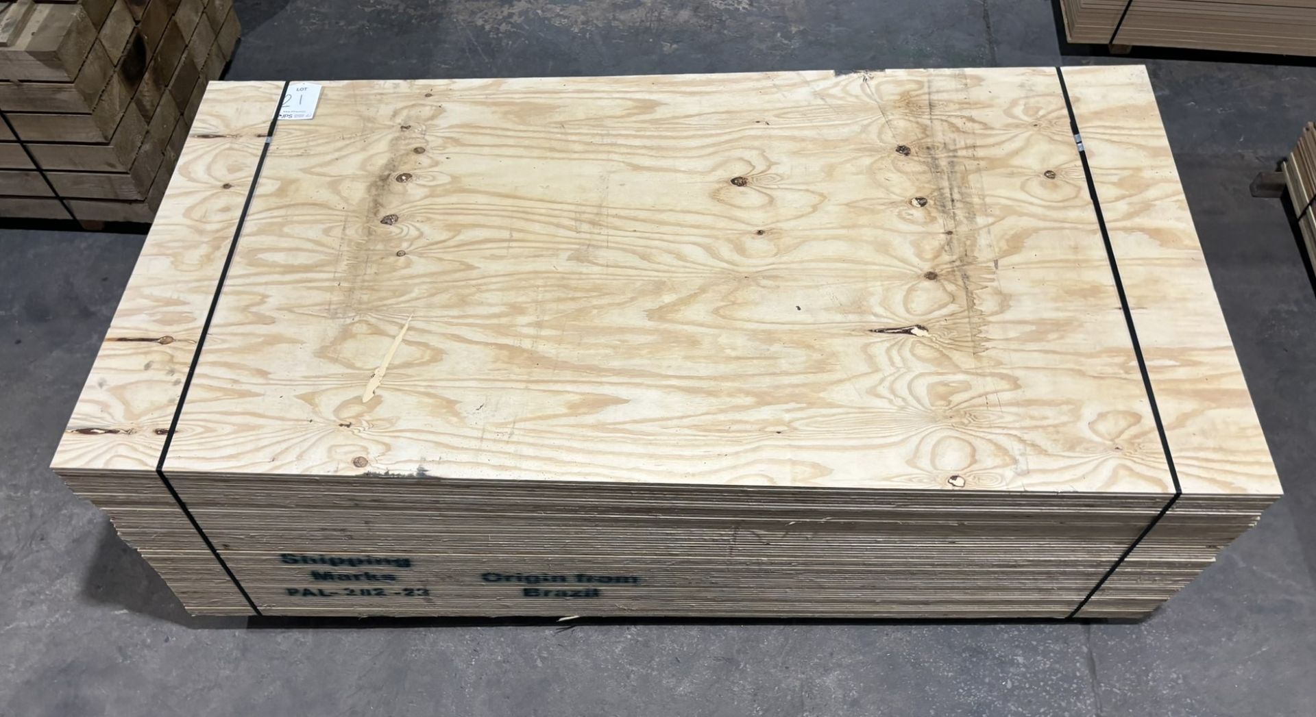 60 x Sheets Of Plywood | Size: 244cm x 122cm x 1cm - Image 2 of 7