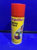 5 x SupaDec Spray Paint Red 400ml