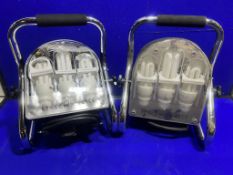 2 x Holdon Compact Florescent Floor Lights