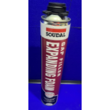 12 x 750ML Cans Of Soudal Gap Filler Expanding Foam