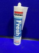 19 x 290ML Tubs Of Soudal Bathroom & Kitchen Sealant