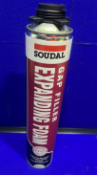 9 x 750ML Cans Of Soudal Gap Filler Expanding Foam