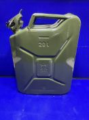 Yates Steel 20L Green Fuel Can