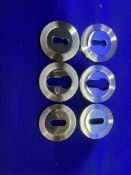 50 x Various Chrome Finish Escutcheons