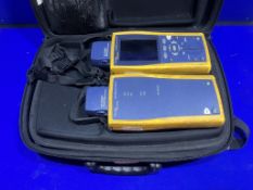 Fluke Networks DTX-1800 Cable Analyzer with Fluke DTX-1800 Smart Remote In Case