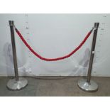Red Carpet Barriers with 2 Posts