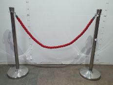 Red Carpet Barriers with 2 Posts