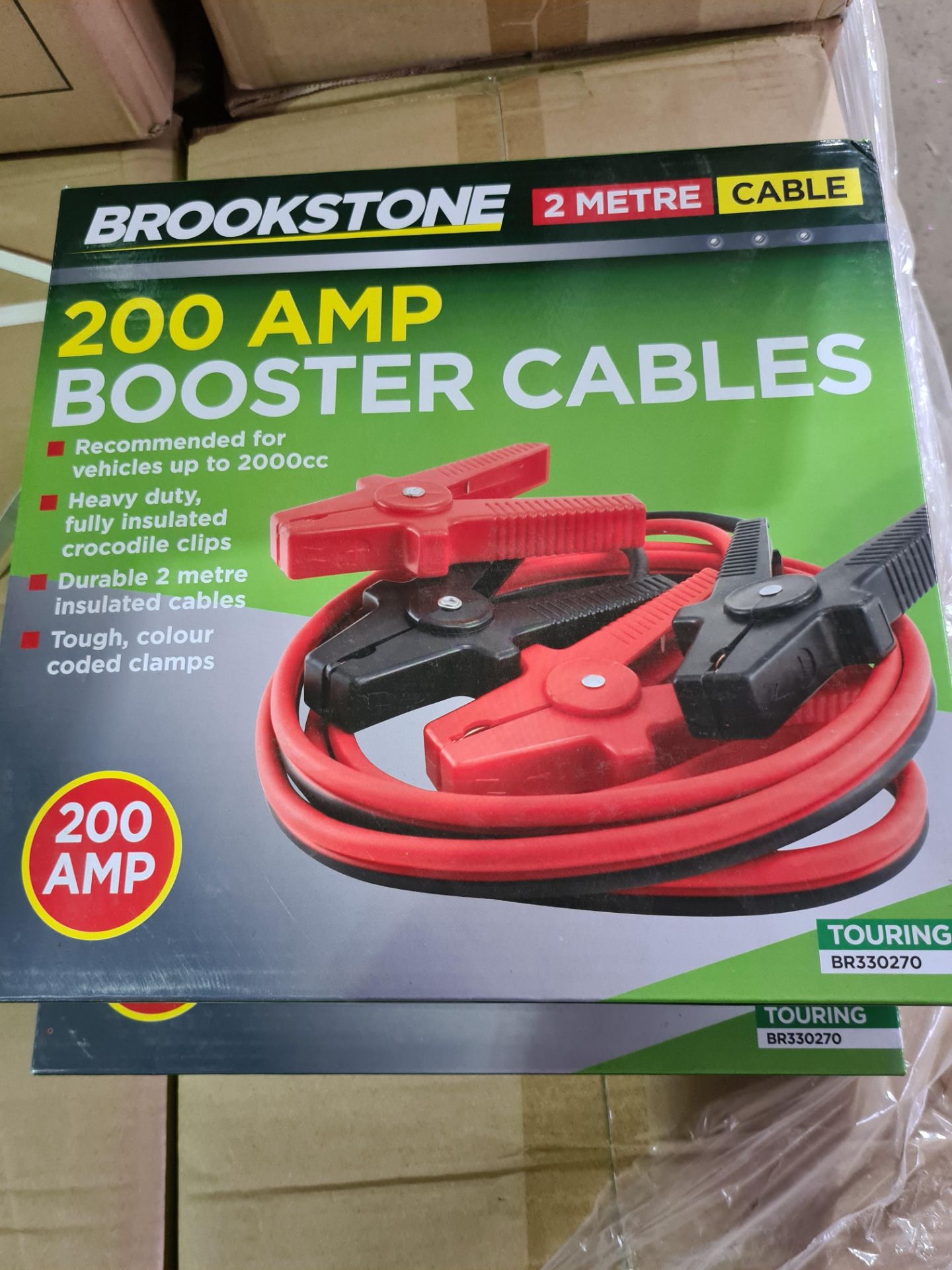 100 x Brookstone 200amp Jump Leads