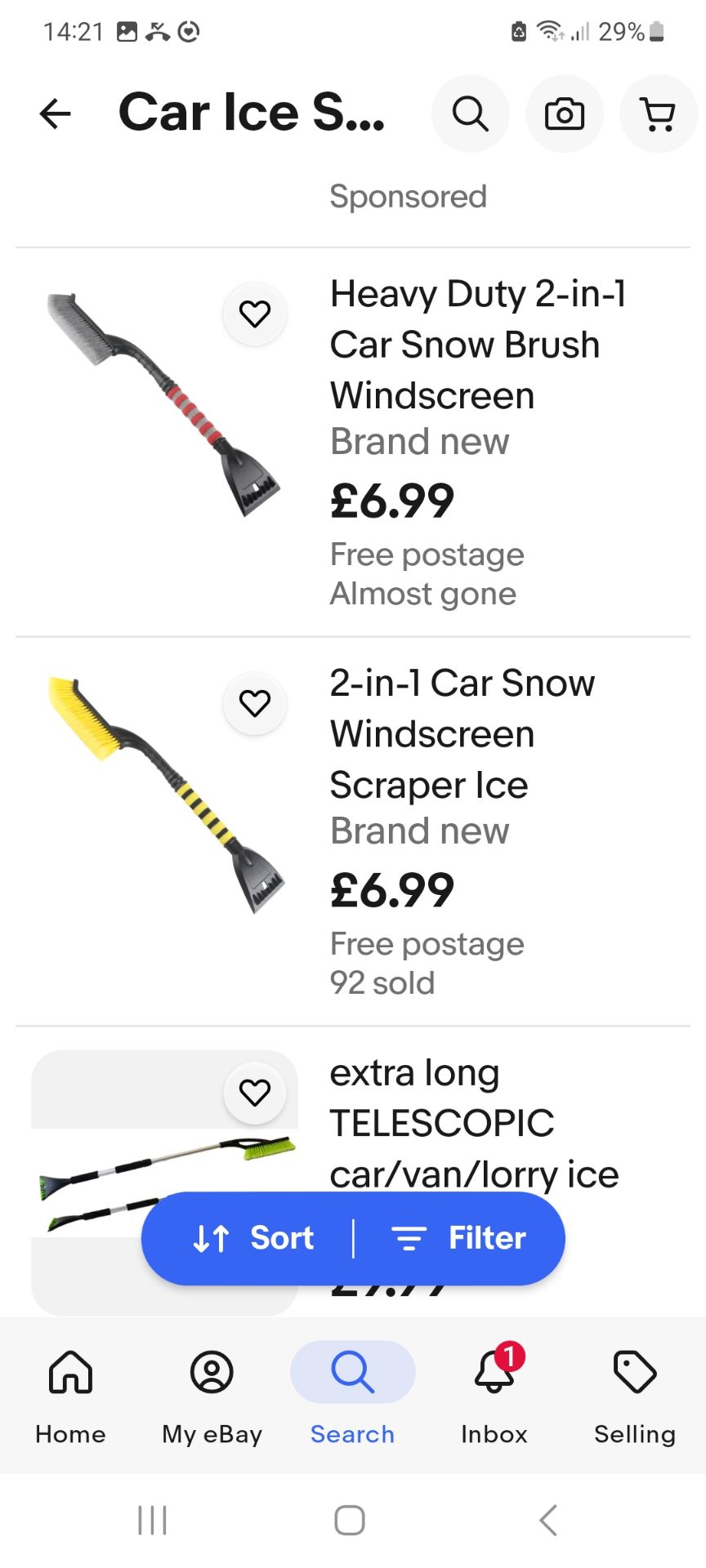 200 x Car Ice Scrapers w/Brush | Total RRP £1,600 - Bild 5 aus 5