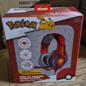 5 x Pokemon Themed Gaming Headphones