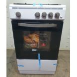 Ex-Display Montpellier MSG50W 50cm Single Cavity Gas Cooker - White