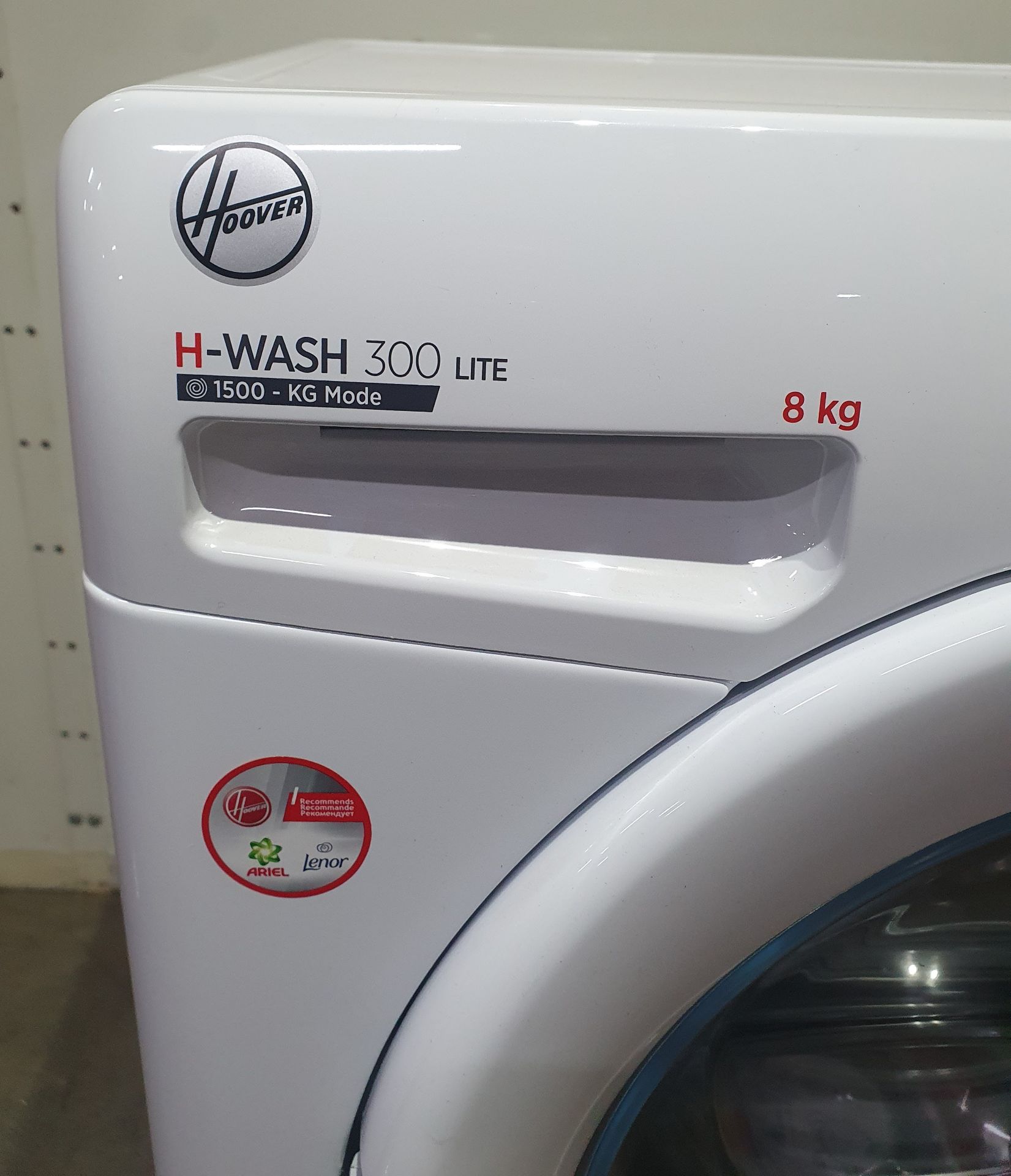 Ex-Display Hoover H3W58TE 8kg 1500 Spin Washing Machine with NFC Connection - White - Bild 2 aus 7