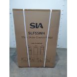 SIA SLF55WH 55cm White Undercounter Larder Fridge