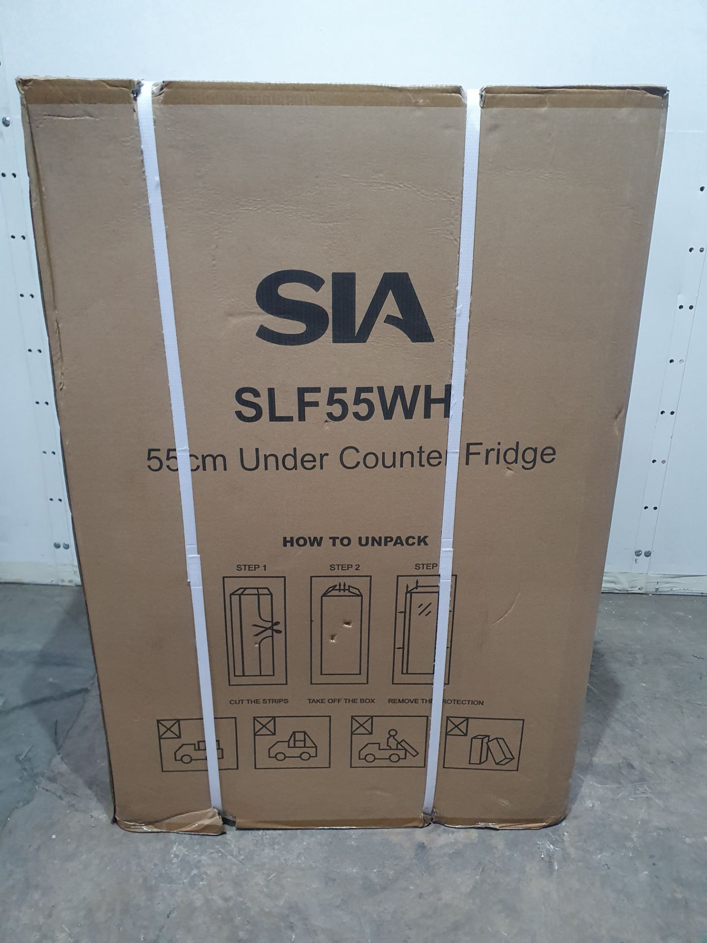 SIA SLF55WH 55cm White Undercounter Larder Fridge - Bild 3 aus 4