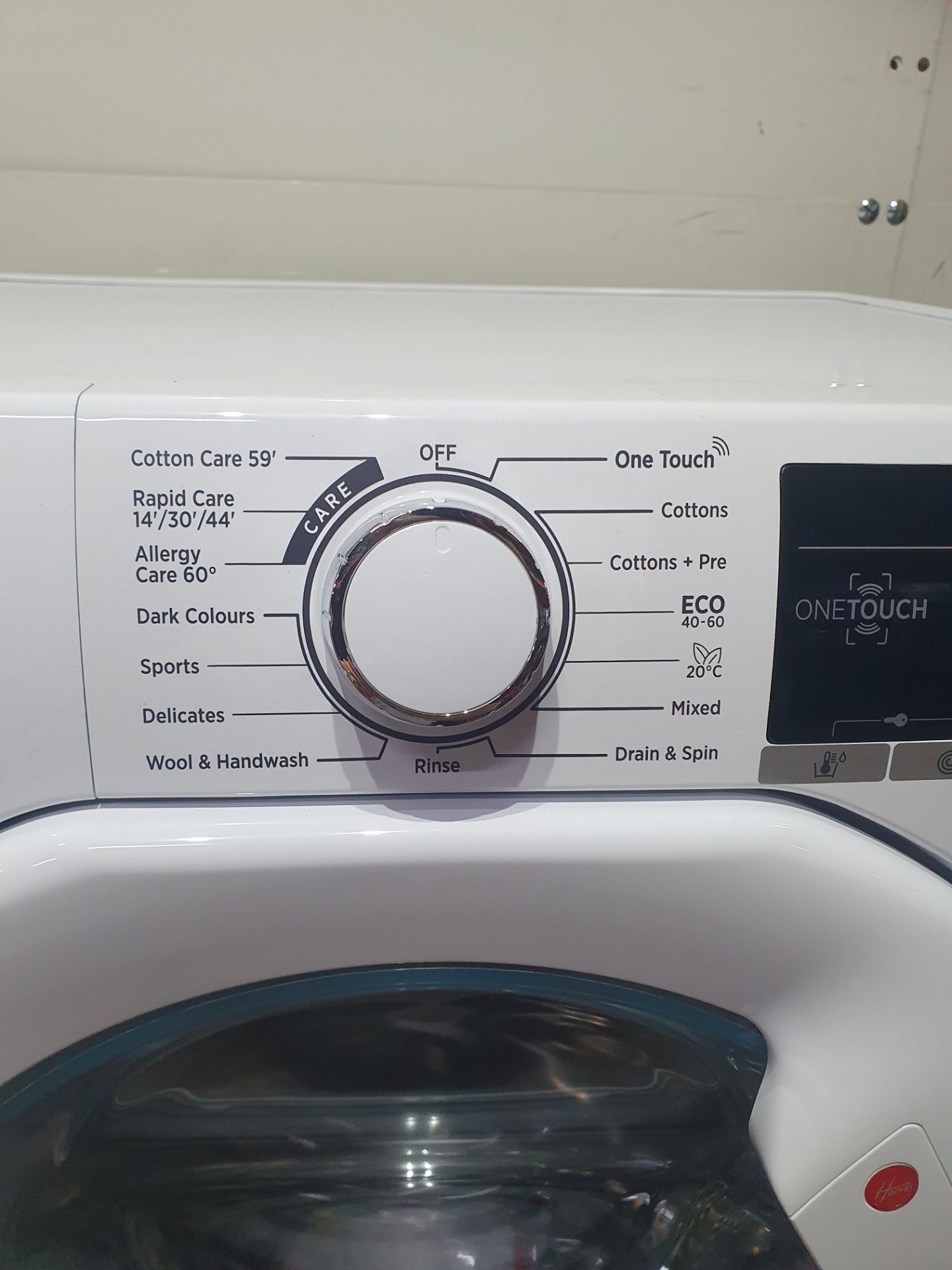 Ex-Display Hoover H3W47TE 7kg 1400 Spin Washing Machine with NFC Connection - White - Image 3 of 7
