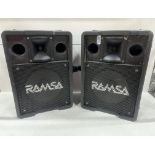 Pair of Panasonic RAMSA WS-A200E Speakers