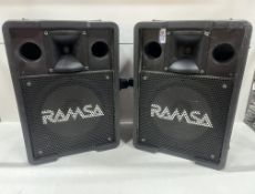 Pair of Panasonic RAMSA WS-A200E Speakers