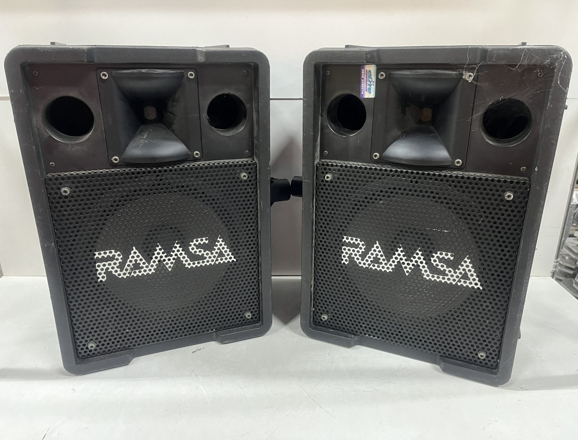 Pair of Panasonic RAMSA WS-A200E Speakers