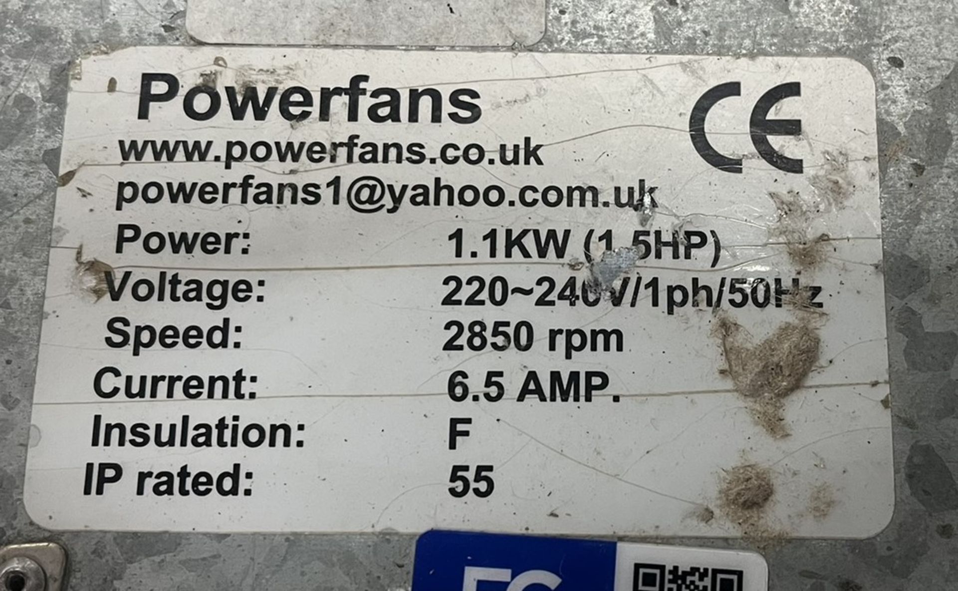 Powerfans 240V Blower - Image 4 of 5