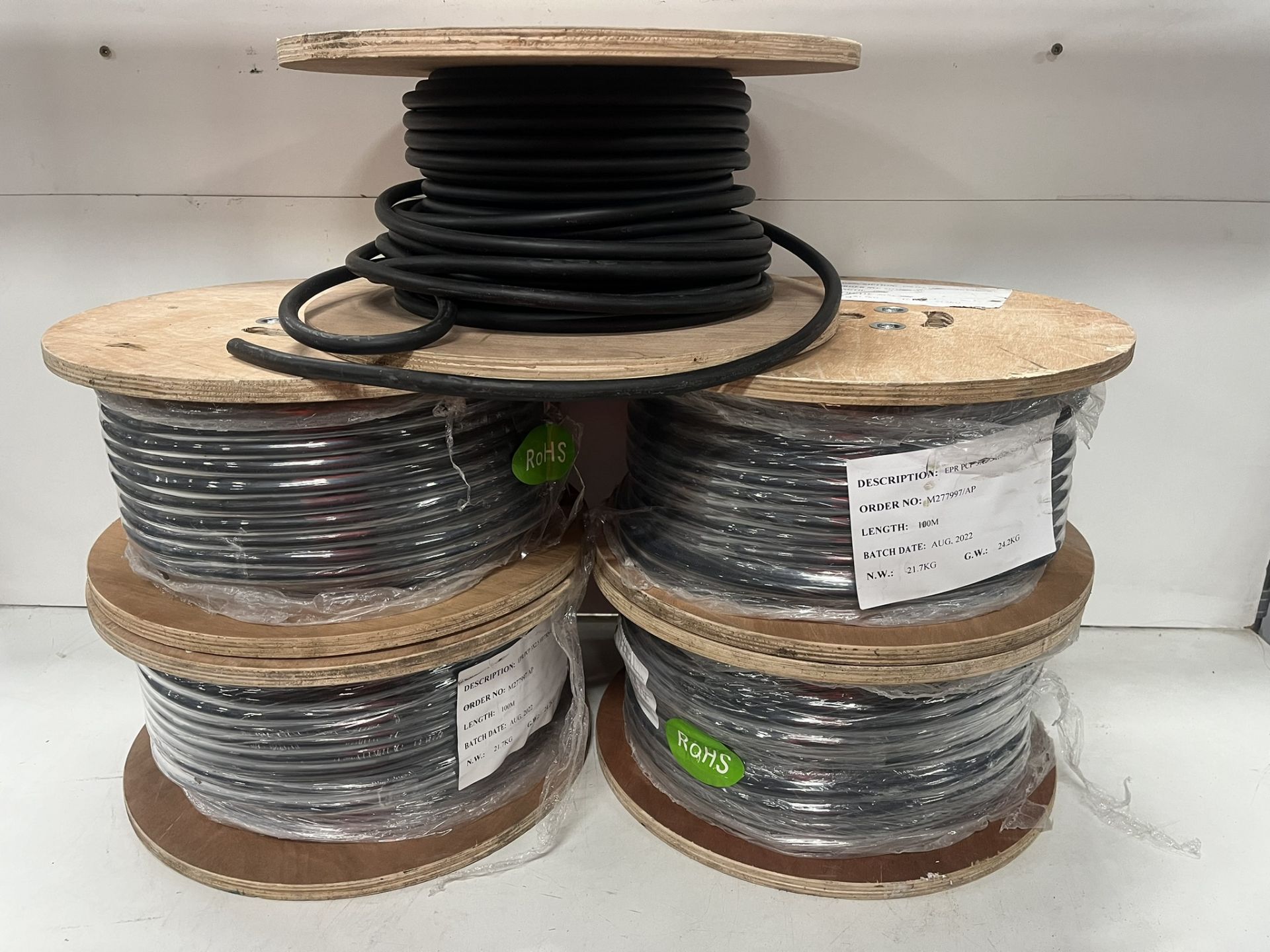 5 x Reels Of EPR PCP 3x2.5 H07RN-F 450/750V Cable